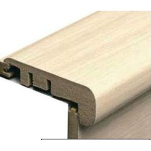 Perfil Frontal Escada Para Piso Laminado Durafloor Medellin 210x6,5x1,8cm