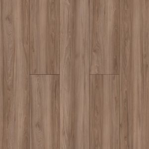 Piso Laminado em Régua Durafloor Aplicação Click Spot Ouro Preto Marrom 7mm 134x18,7cm