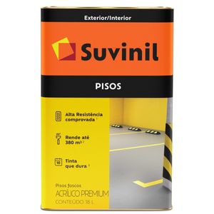 Tinta Para Piso Suvinil Fosco Cinza Escuro 20L