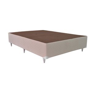 Base Box Casal Ortobom Camurça Bege 138x188x30cm