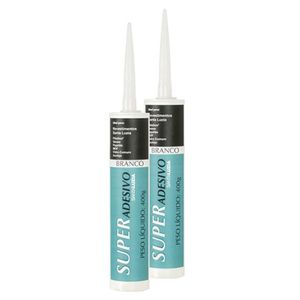 Silicone Santa Luzia Bisnaga Super Adesivo Poli Branco 400g