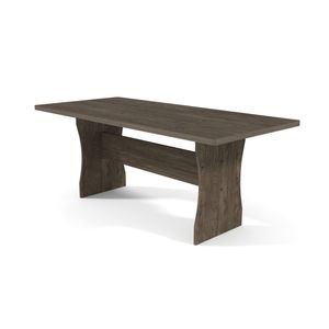 Mesa de Jantar 6 Lugares Meneghetti França Wengue 160x80x78cm