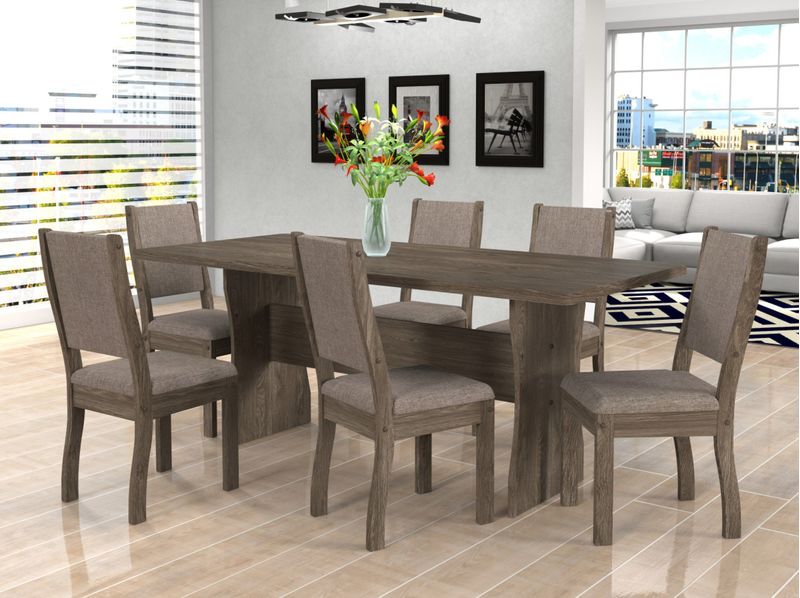 MESA-DE-JANTAR-6-LUGARES-MENEGHETTI-FRANCA-WENGUE-160X80X78CM