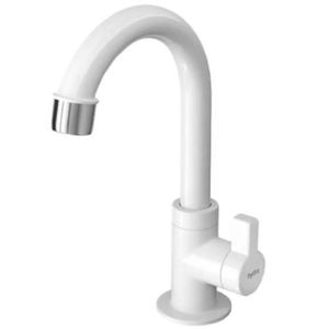Torneira Pia Banheiro Hydra de Mesa Bica Alta Hydraplus Branco 1198.BRHPL