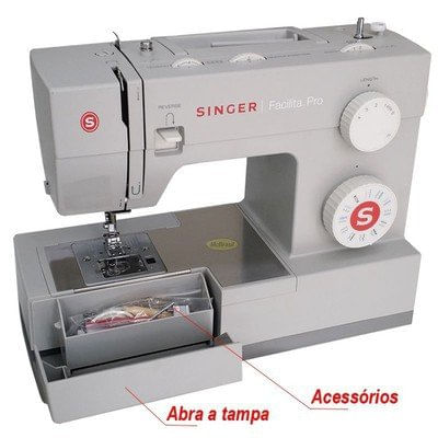 MAQUINA-DE-COSTURA-SINGER-FACILITA-4423-CINZA-110V