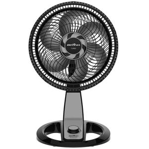 Ventilador de Mesa Britânia BVT320P 6 Pás Turbo Preto 220V