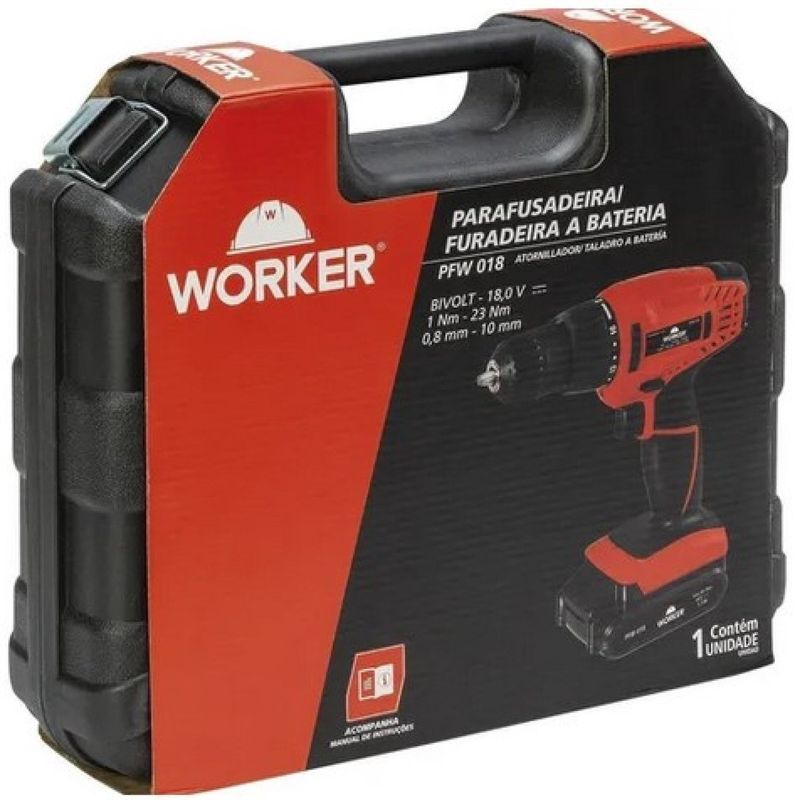 PARAFUSADEIRA-DE-IMPACTO-WORKER-PFW-018L-18-PECAS-18V-BIVOLT