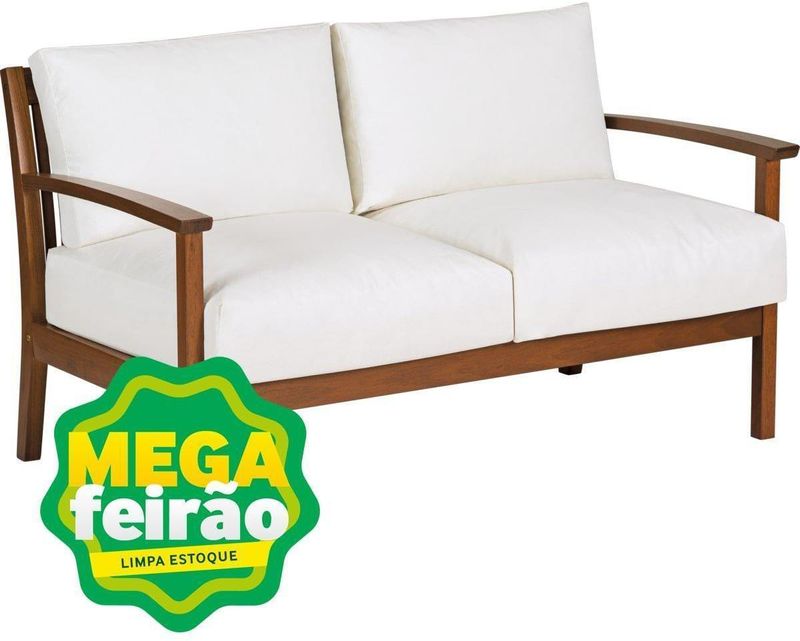 Sofá 2 Lugares Tramontina Fitt Jatobá 137cm