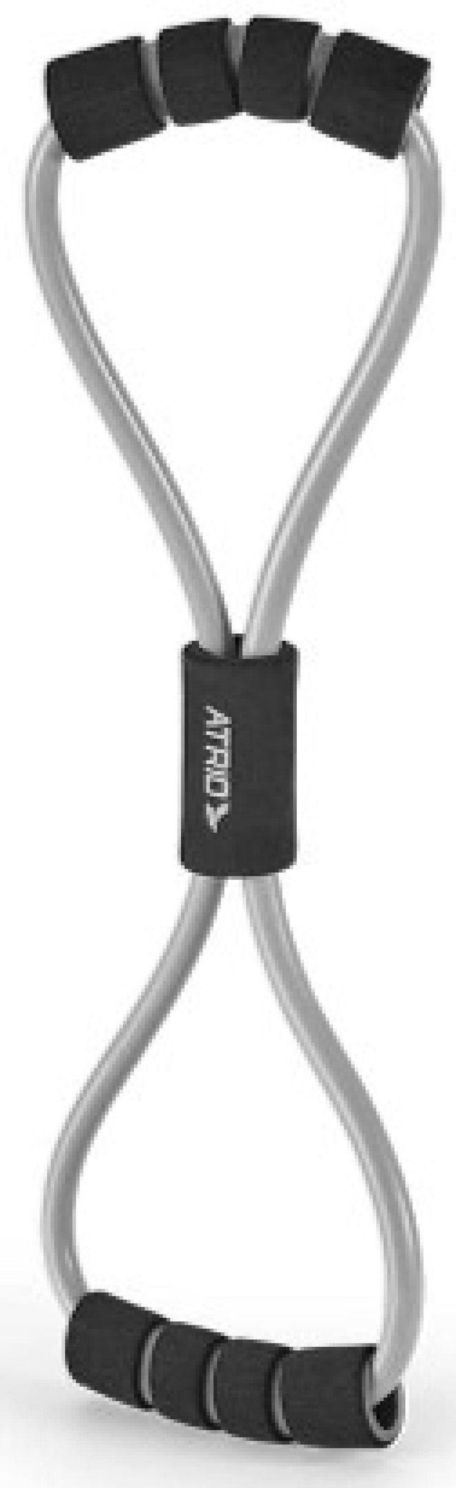 EXTENSOR-ATRIO-ES222-TONING-TUBE-FITNESS-FORMATO-DE-8-CINZA-E-PRETO