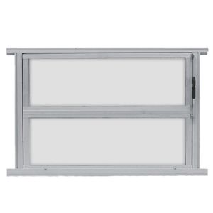 Janela de Alumínio Basculante Alumasa 900472 60x40cm Branco Vidro Mini Boreal