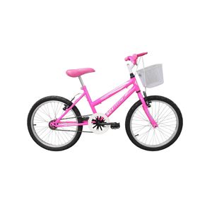 Bicicleta Aro 20 Infantil Track Bikes Cindy SW Rosa Flúor