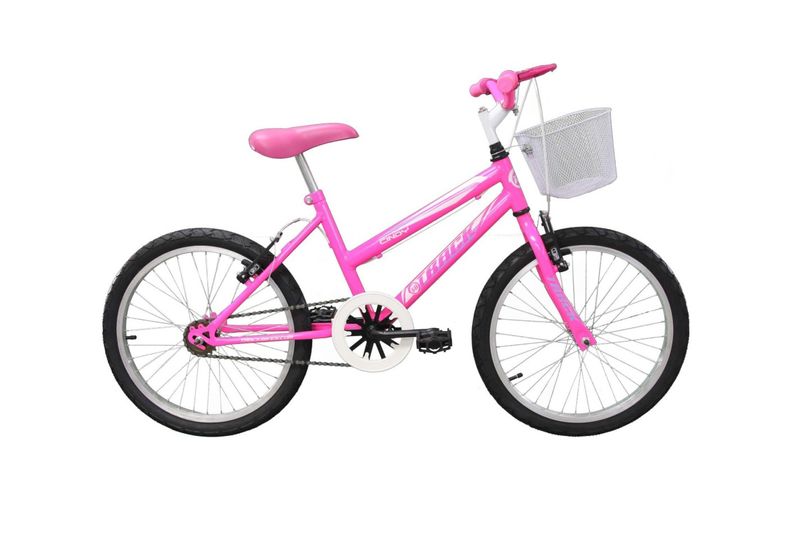 BICICLETA-ARO-20-INFANTIL-TRACK-BIKES-CINDY-SW-ROSA-FLUOR