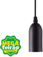 Pendente-1-Lampada-Taschibra-Dot-Metal-Vintage-Preto