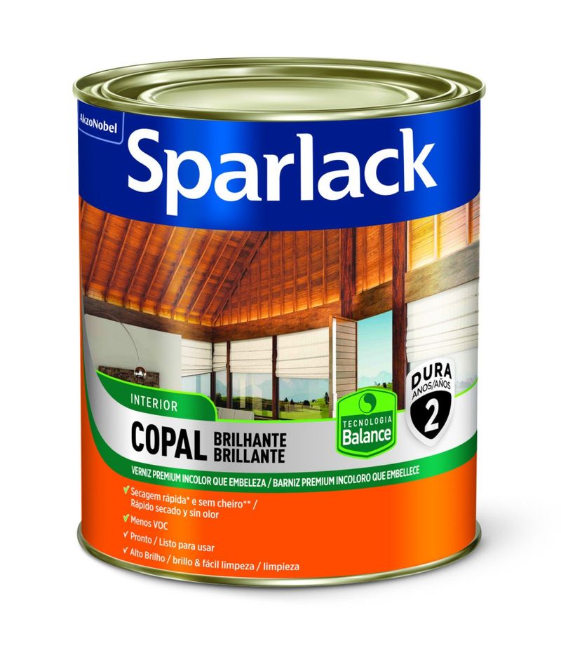 VERNIZ-SPARLACK-COPAL-BALANCE-INCOLOR-BRIIHANTE-900ML