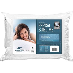 Travesseiro Fibrasca Percal Sublime 50x70Cm