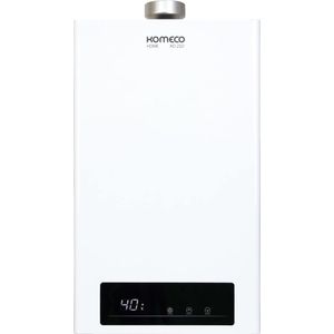 Aquecedor de Água a Gás GN Gás Natural Komeco Automático Digital Home 16 Litros 2186 16D1BFGN4GN Branco