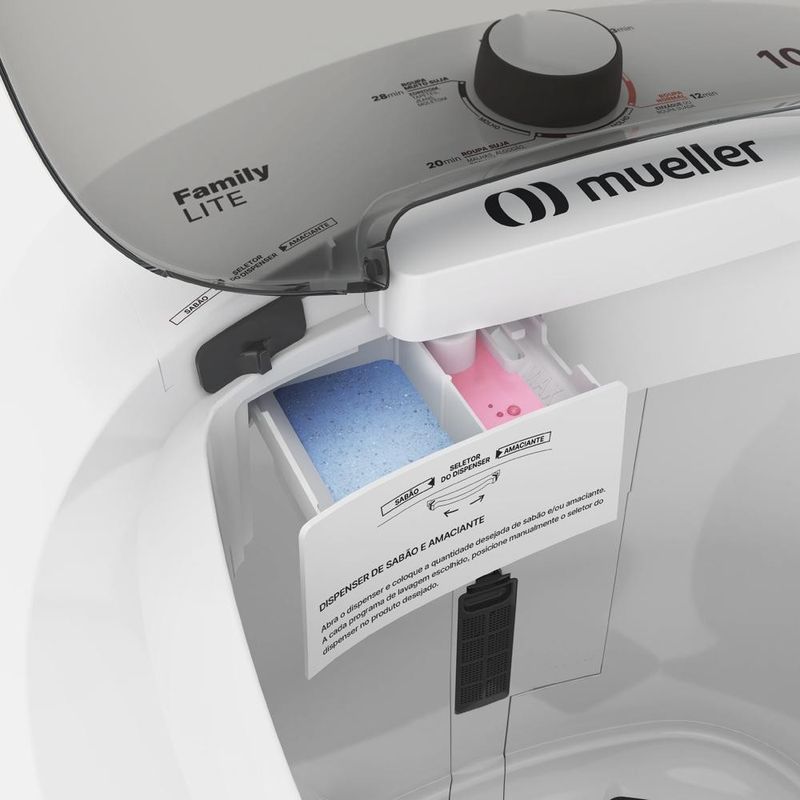 Maquina-de-Lavar-Roupas-Mueller-Family-Lite-10Kg-Branco-220V