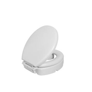 Assento Sanitário Elevado Astra 7cm TAE7/K Com TPK Branco