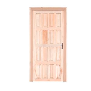Porta de Madeira Eucalipto Externa Grantok 7631 85x214x9cm Esquerda