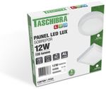 PAINEL-LED-TASCHIBRA-12W-LUX-REDONDO-SOBREPOR-6500K