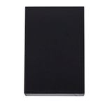 ARANDELA-CUBE-SLIM-RETANGULAR-4W-3000K-ALUMINIO-GAYA-9683-PRETO-BIVOLT