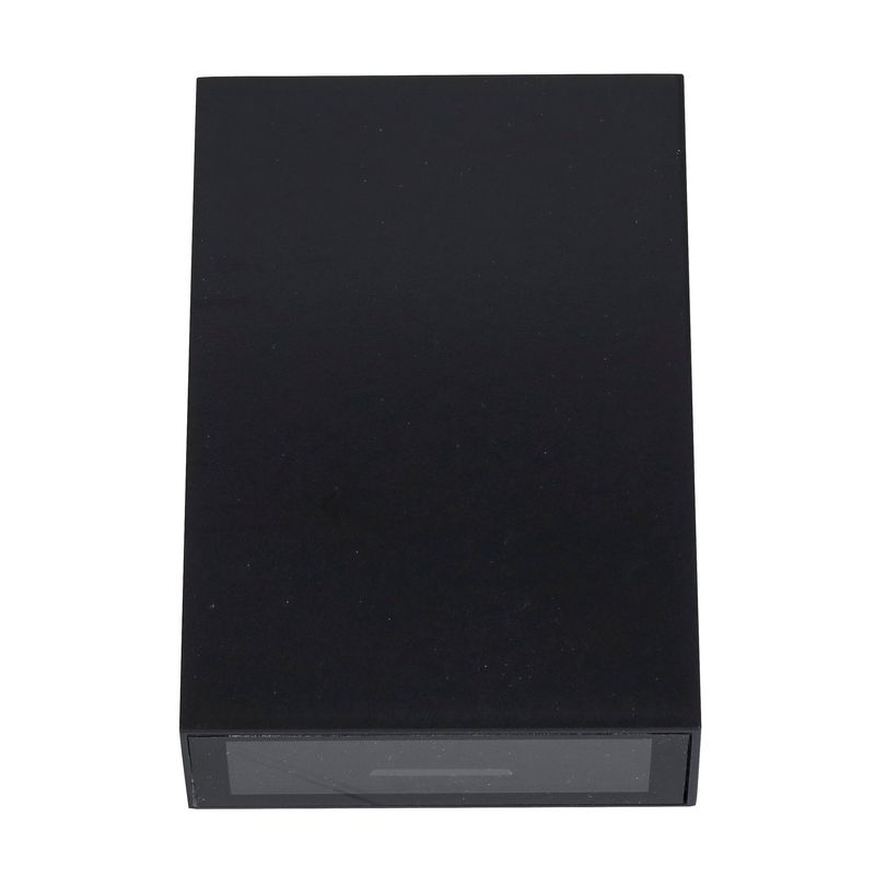 ARANDELA-CUBE-SLIM-RETANGULAR-4W-3000K-ALUMINIO-GAYA-9683-PRETO-BIVOLT
