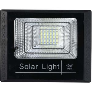 Refletor Solar Retangular 40W 6500K Abs Gaya 9669 Preto Solar