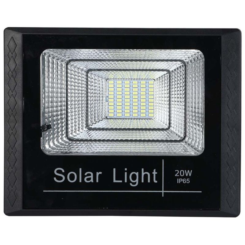 REFLETOR-SOLAR-RETANGULAR-SOLAR-20W-6500K--BRANCA--ABS-GAYA-9668-PRETO-SOLAR