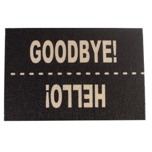 Capacho Estampado Euro Mats Hello Goodbye Vinil 5mm