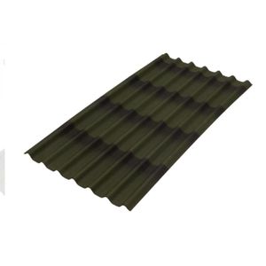 Telha Ecológica de Fibra Vegetal Onduline Stilo 3D Verde 3mm 2,00x0,96m
