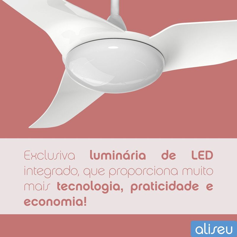 VENTILADOR-DE-TETO-ALISEU-34500-SLIM-BRANCO-110V