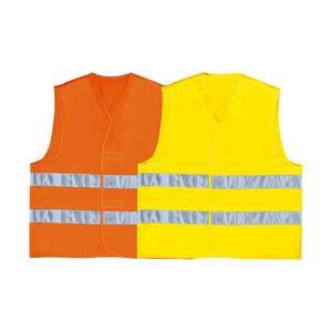 Colete Refletivo Para Sinalização EPI Delta Plus Laranja Tamanho XXL