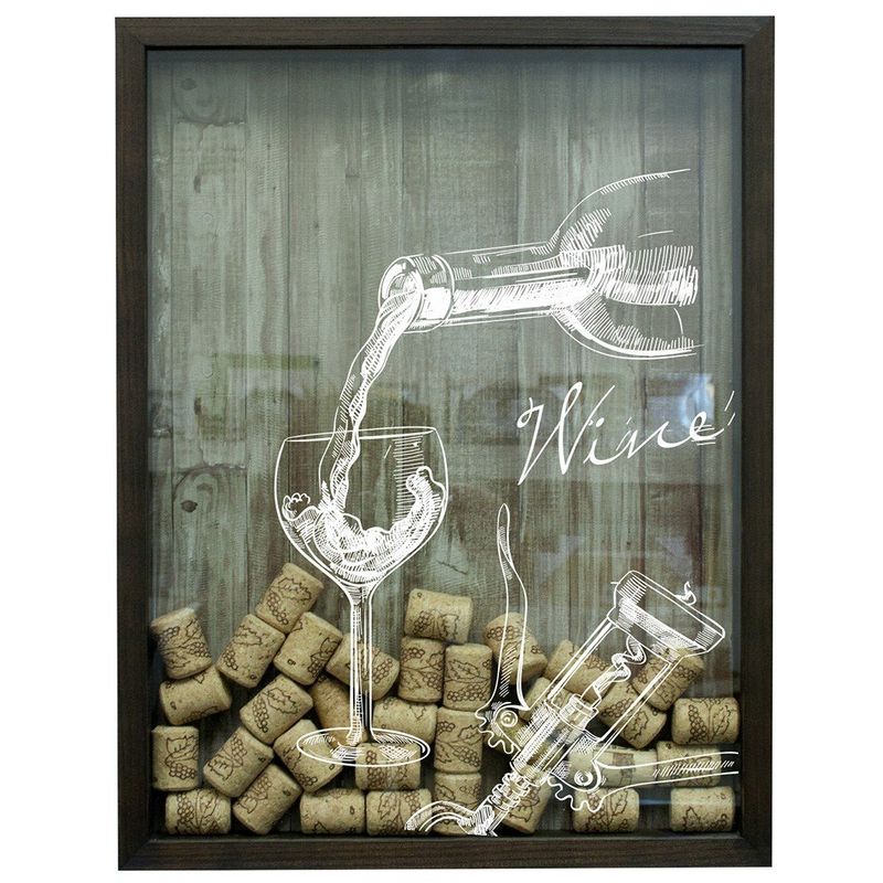 QUADRO-PORTA-ROLHAS-DE-VINHO-TACA-KAPOS-BETUME-32X42X4CM