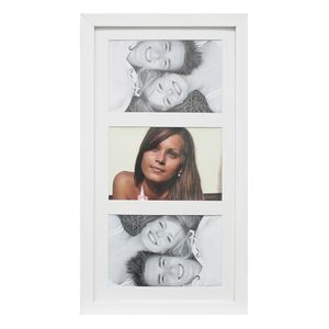 Painel Multifoto Insta Kapos 68883 Para 3 Fotos 10X15Cm 18X38 Branco