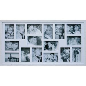 Painel Multifoto Kapos 60131 Bee Collections Para 16 Fotos 43X83X3Branco