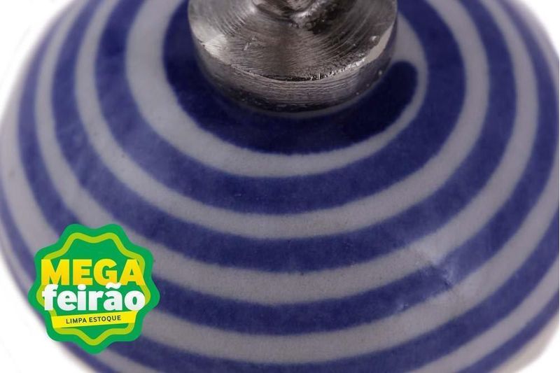 Cabide-Para-Roupas-em-Geral-Venus-Victrix-Ceramica-Circulo-Azul