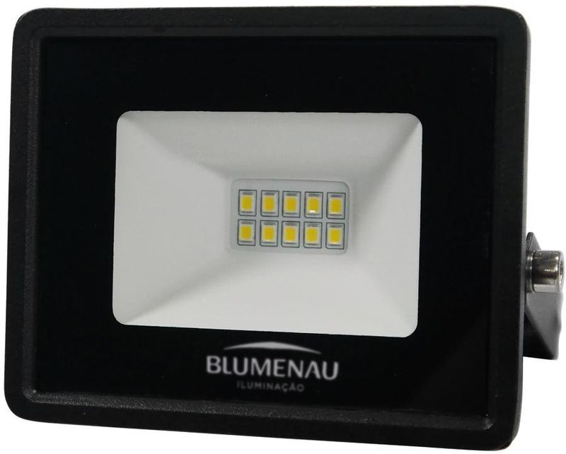 REFLETOR-TECH-LED-QUADRADO-10W-LUZ-VERDE-ALUMINIO-E-VIDRO-BLUMENAU-76105000-PRETO-BIVOLT