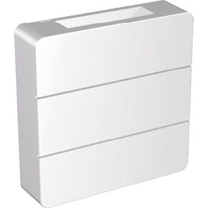 Arandela LED Clean Quadrada 6W 3000K Abs Blumenau Branco Bivolt