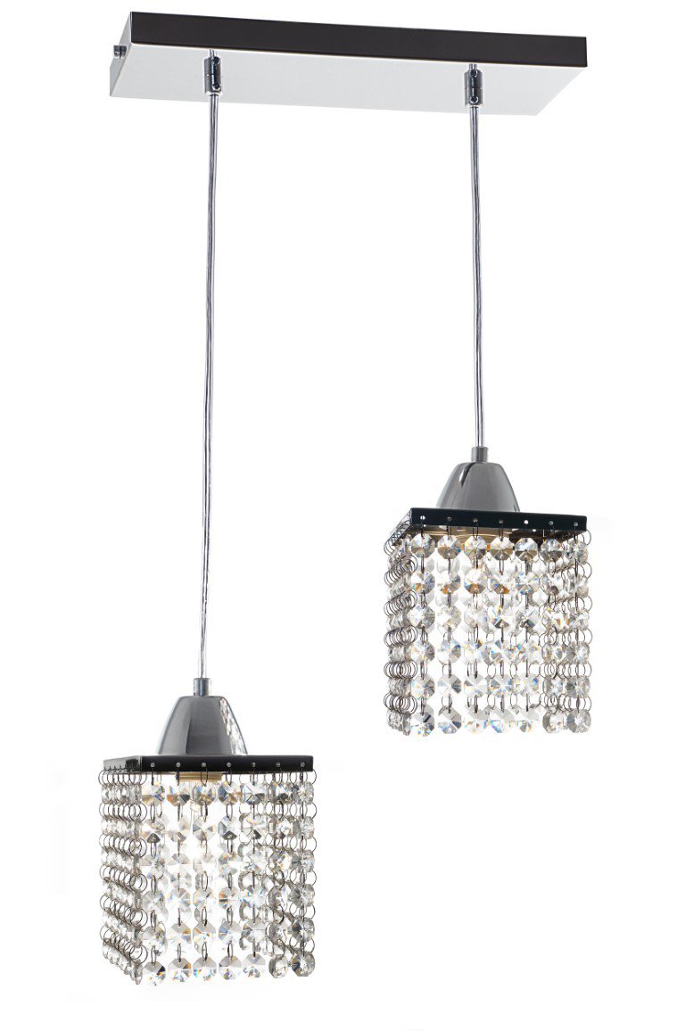 PENDENTE-CORDOBA-QUADRADO-2-LAMPADAS-G9-60W-ALUMINIO-E-VIDRO-AUREMAR-92-2-CRISTAL-BIVOLT