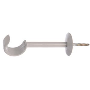 Suporte Para Varão de Cortina Couselo Leão 28mm 7cm Branco