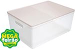 Caixa-Organizadora-Dello-Grande-Com-Tampa-Cristal-e-Rosa