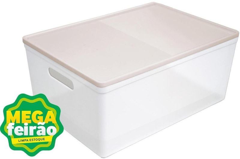 Caixa-Organizadora-Dello-Grande-Com-Tampa-Cristal-e-Rosa