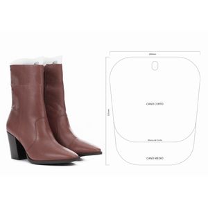 Suporte Dello Flexível Para Botas Cano Baixo Cristal