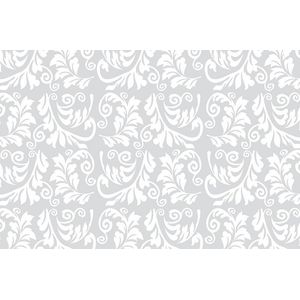 Papel de Parede Contact Adesivo Plavitec 240016C/2 RD Arabesco Cinza 45x200cm