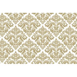 Papel de Parede Contact Adesivo Plavitec 230007C/2 RD Arabesco Bronze 45x200cm
