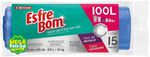 Saco-Para-Lixo-Esfrebom-Bettanin-em-Rolo-Fundo-Reforcado-Super-Resistente-100L-Pacote-com-15-Sacos