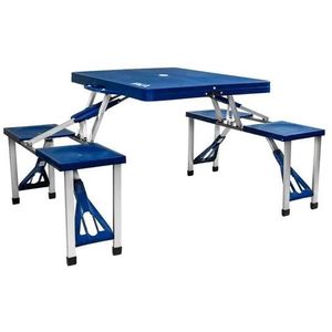Mesa de Plástico Dobrável Kala 4 Banquetas 84x64x68cm
