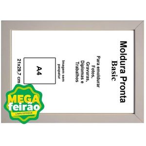 Moldura Pronta Gf Serrano Basic 21X30 Branca