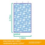 Papel-de-Parede-Bobinex-1021-Nuvem-Azul-e-Branco