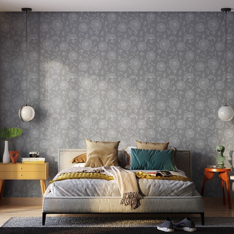 PAPEL-DE-PAREDE-BOBINEX-6923-FLORAL-RELEVO-CINZA